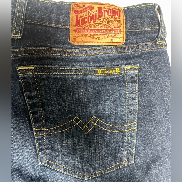 Lucky Brand Dark Blue Low Rise Sweet and Cropped Jeans Women’s 12/31 - Picture 5 of 13